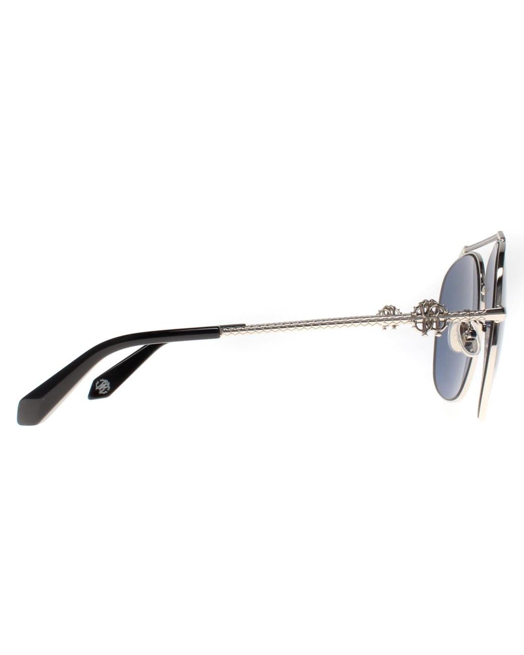 Roberto Cavalli Blue Aviator Palladium Src008V Sunglasses