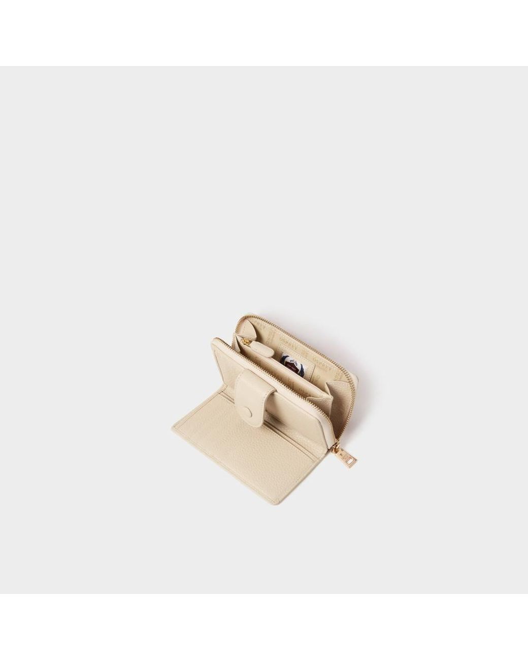 Osprey Natural The Core Medium Leather Popper Matinee Purse
