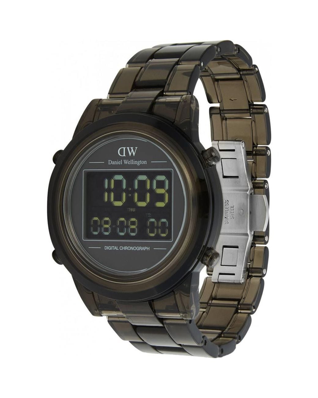 Daniel Wellington Black Dw00100765 Retro Digital 42Mm Quartz Watch
