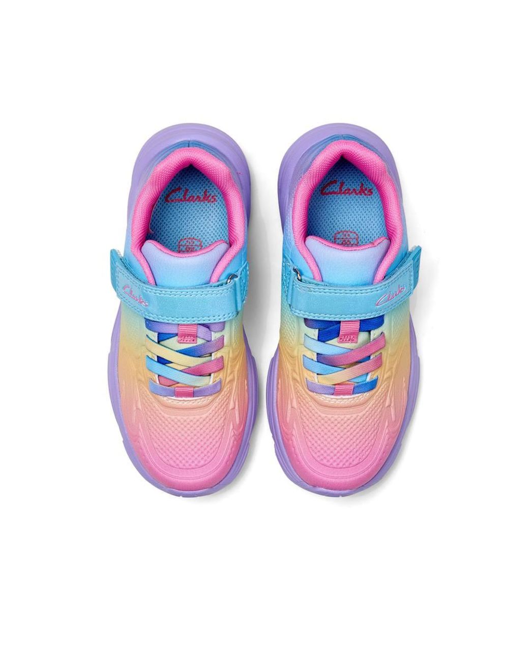 Clarks Blue Craftonsolo K. Mutli Trainers