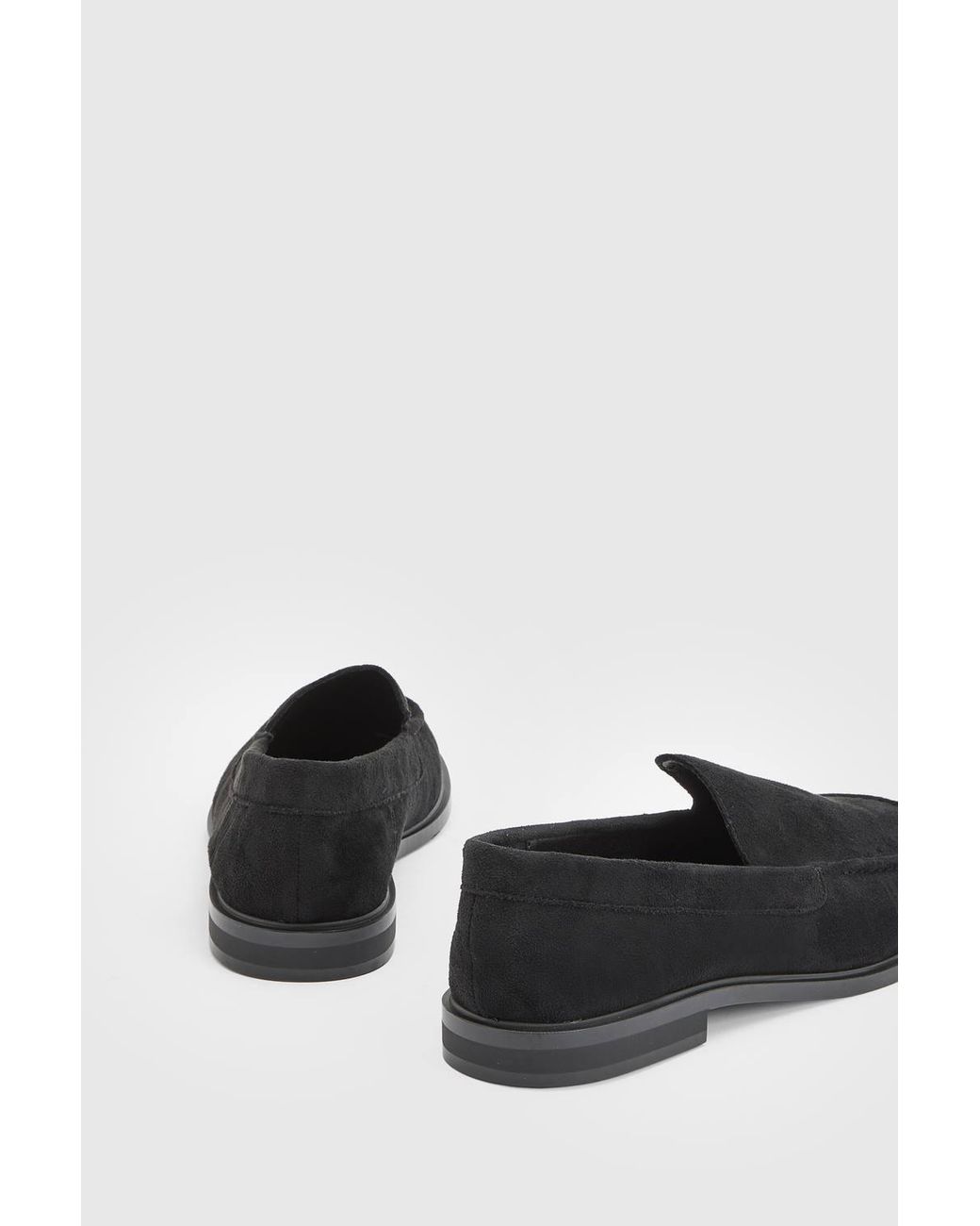 Wallis Black Clara Faux Suede Loafers