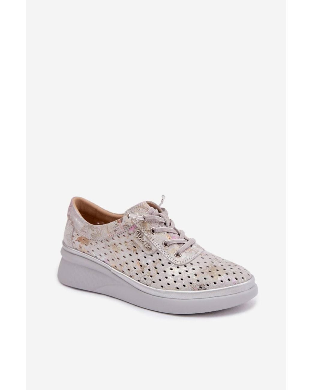 Love Lace White Platform Slip On Shoes For Everyday Comfort & Style Wear