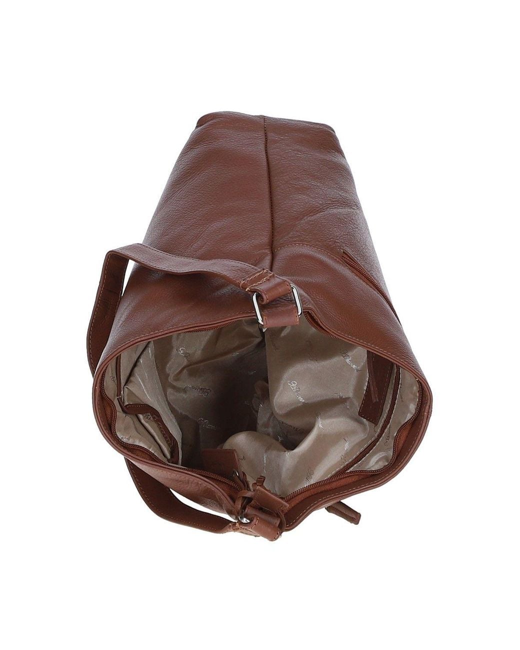 Ashwood Leather Brown 'Antrim' Chic Real Leather Shoulder Bag