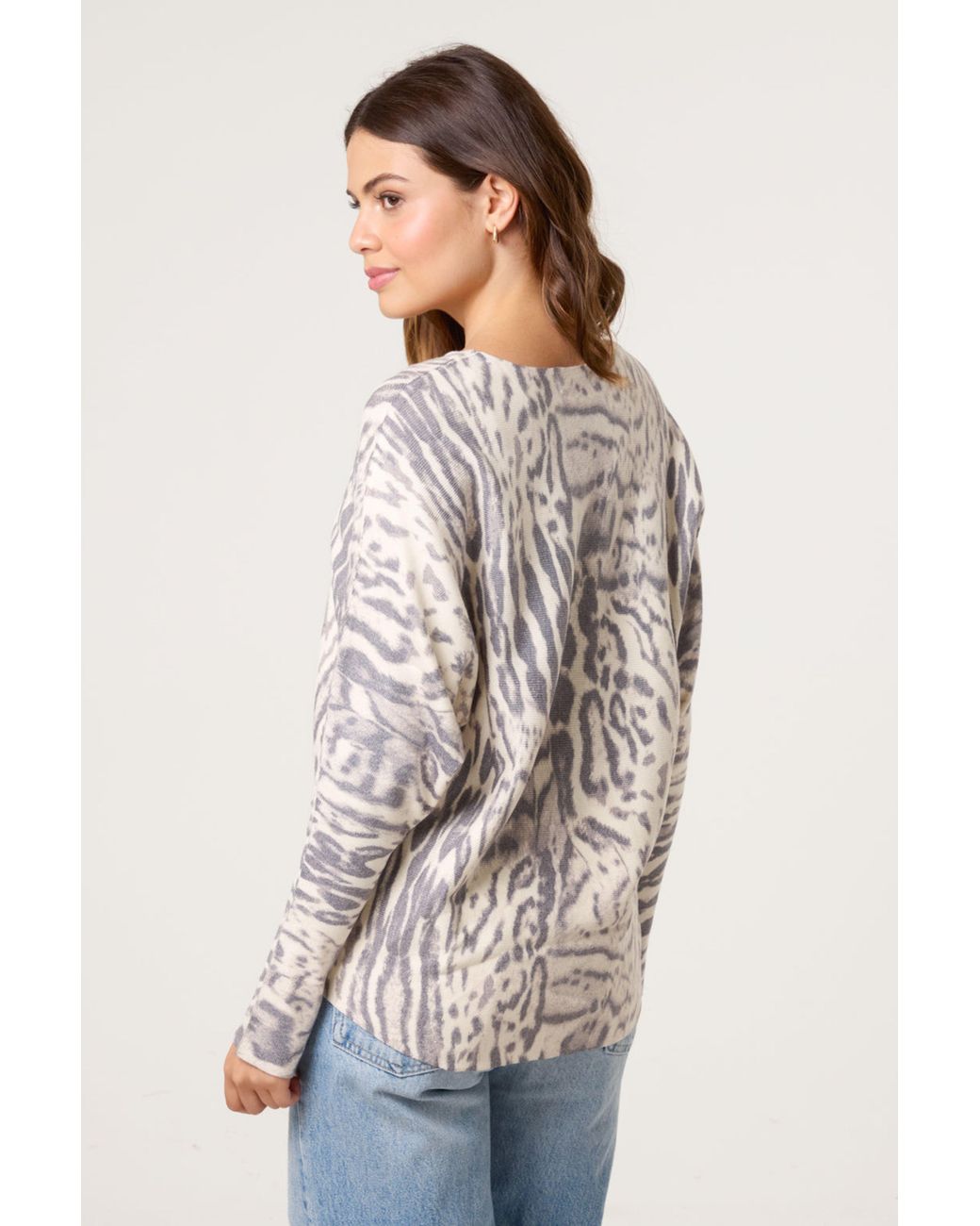 Blue Vanilla Natural Long Sleeve Round Neck Jumper
