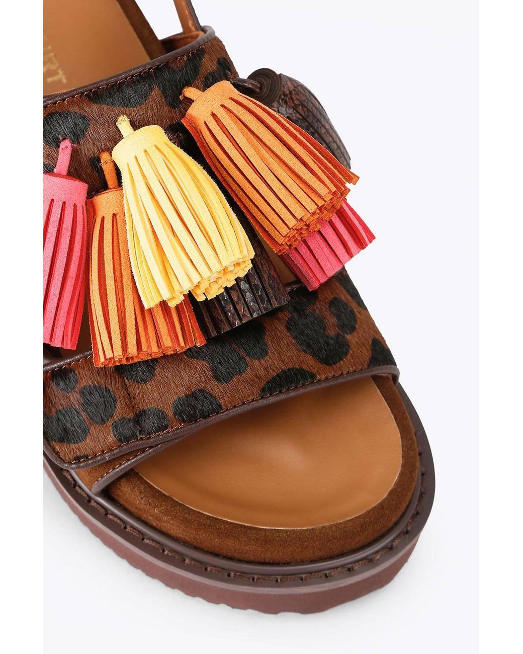 KG by Kurt Geiger Red 'Rita Xl' Sandals