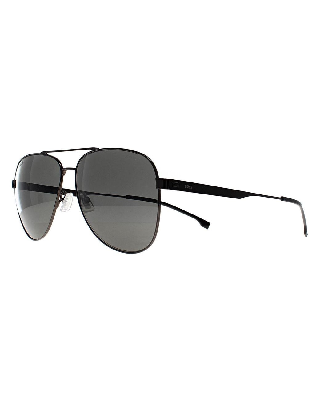 Boss Gray Aviator Ruthenium Polarized Boss 1641/S for men
