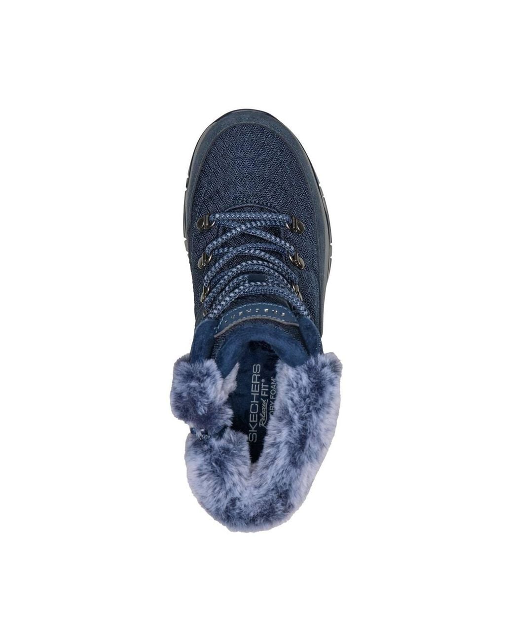 Skechers Blue Trego Stormie Frost Ankle Boot