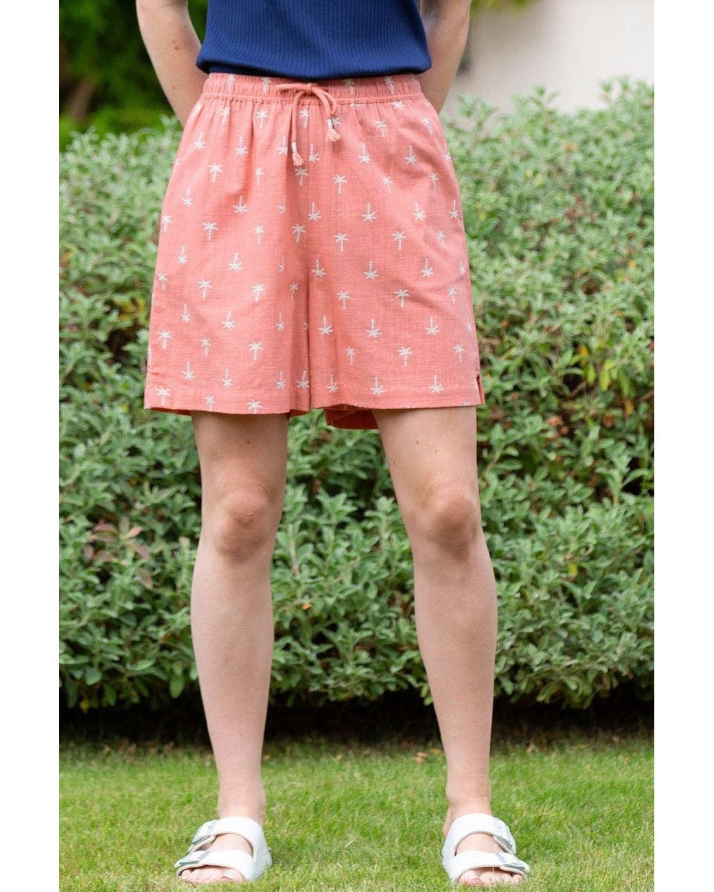 Kite Green Eype Slub Weave Shorts Coco Palm