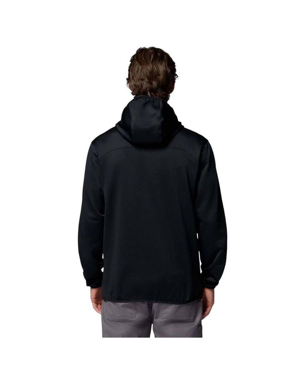 Columbia Black Tall Heights Fleece Jacket for men