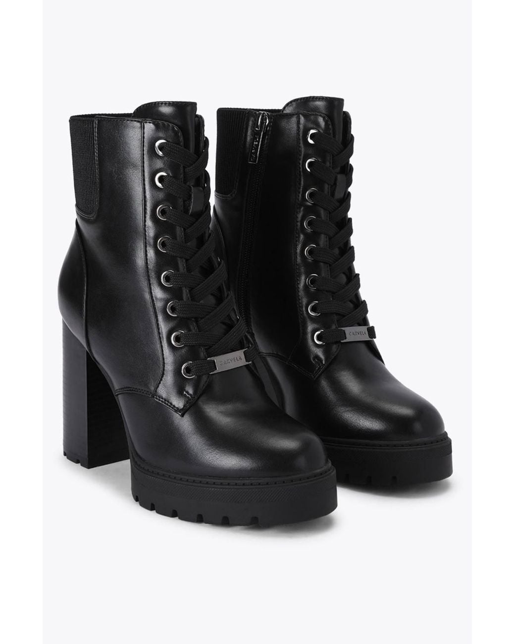 Carvela Kurt Geiger Black 'Boulder Super High Ankle' Boots
