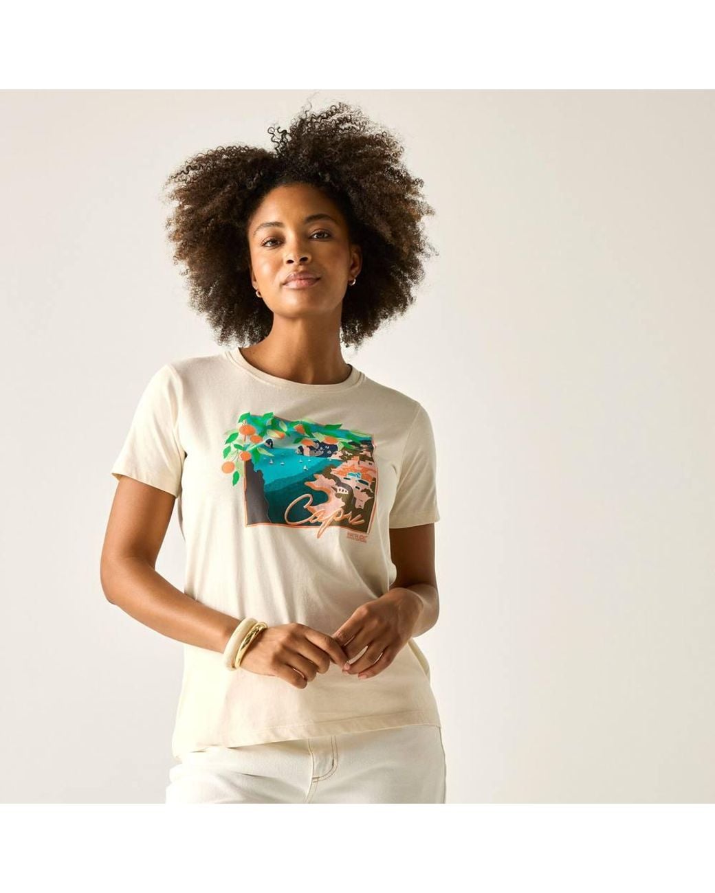 Regatta Green Filandra Ix Short Sleeved Graphic T-Shirt