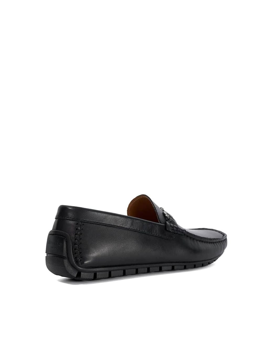 Dune Black 'Brackon' Leather Slip-On Shoes for men