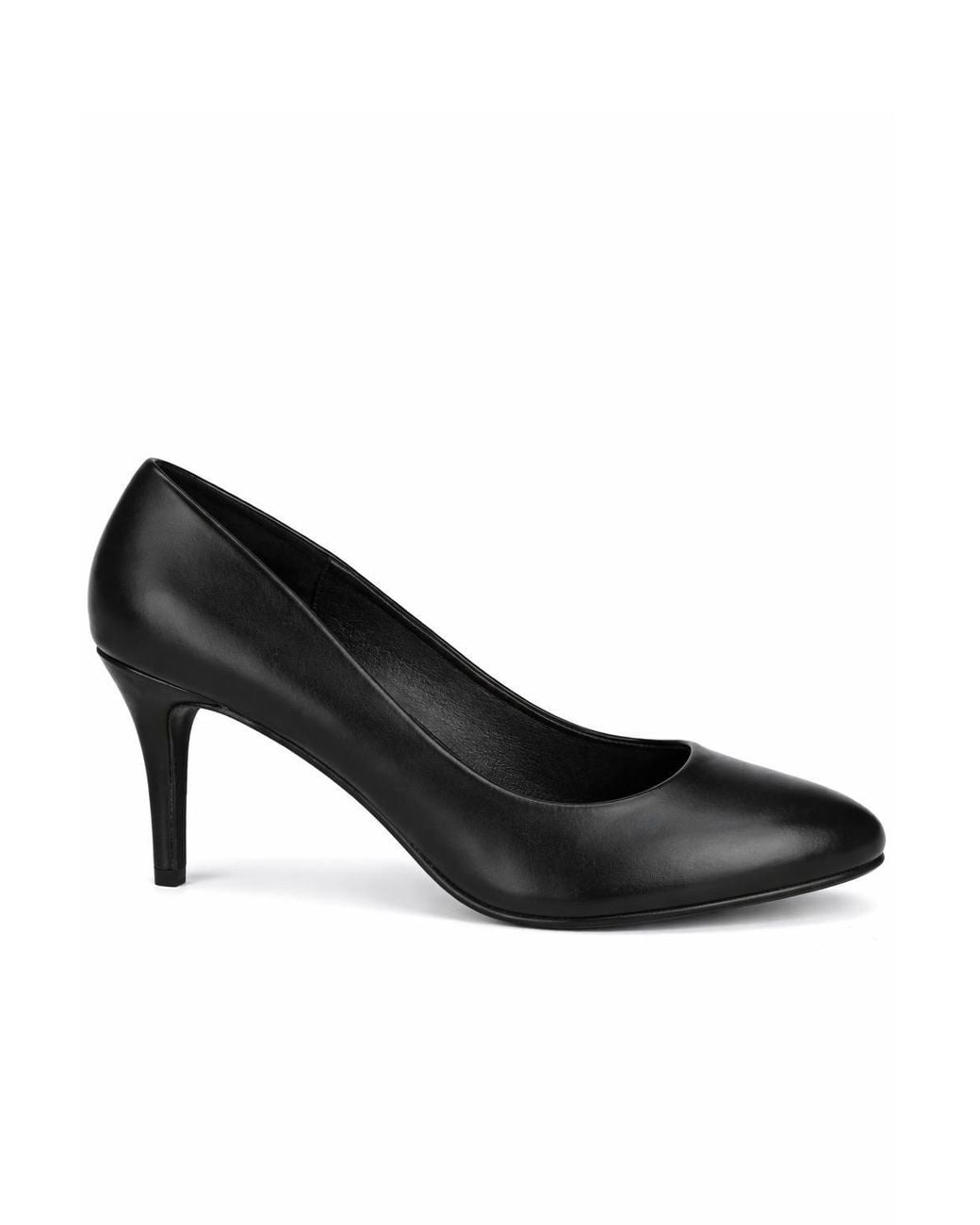 Spot on Black Classic High Heel Court Shoes