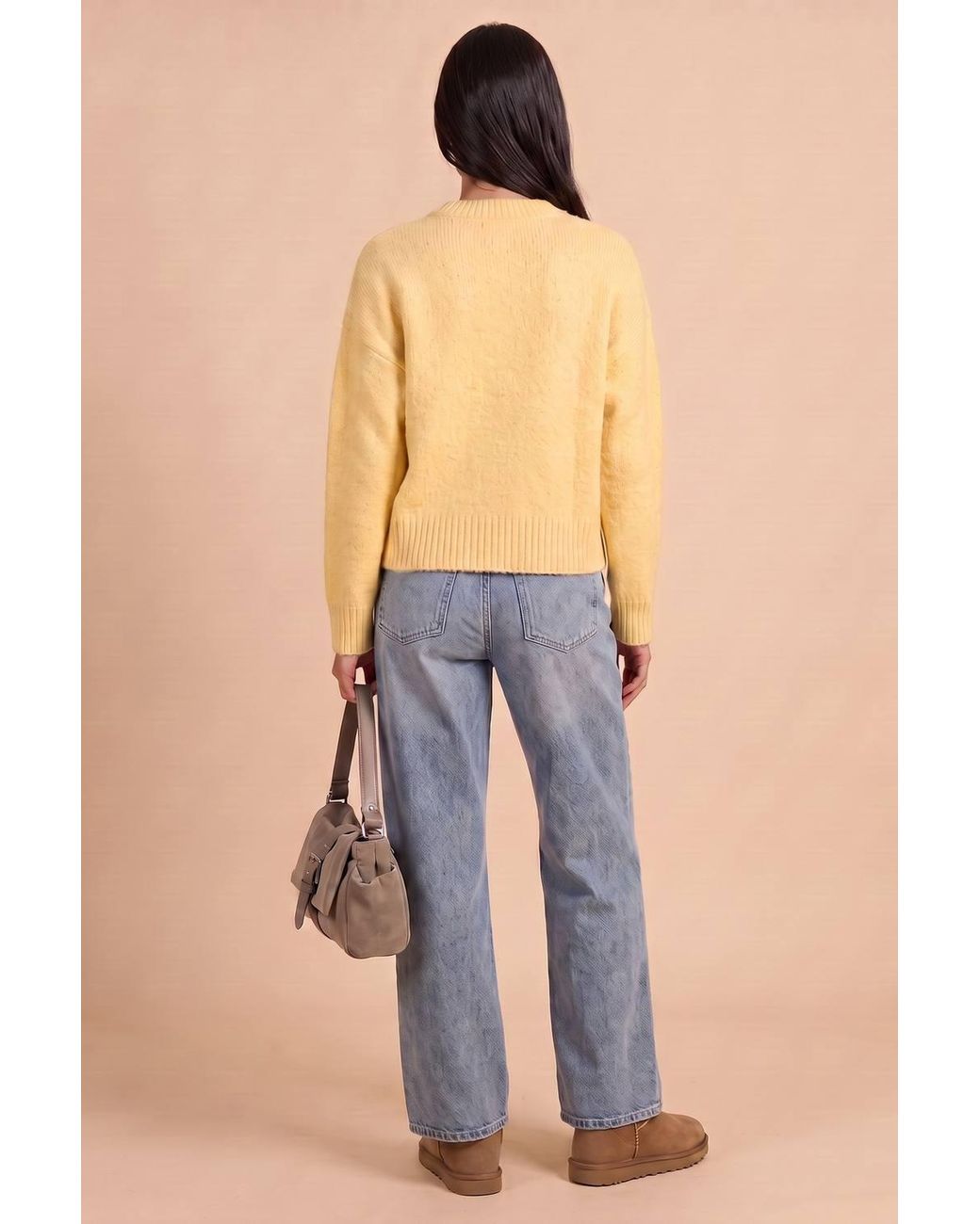 Urban Bliss Blue Wool Blend Jumper