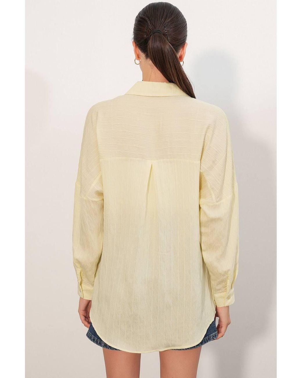 Bigdart Blue Viscose Nylon Shirt