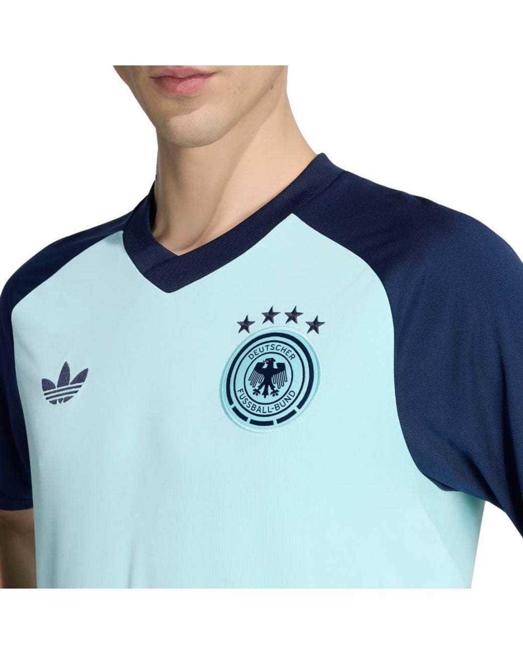 Germany Blue 2026 2027 Away Pre Match Shirt Flash for men