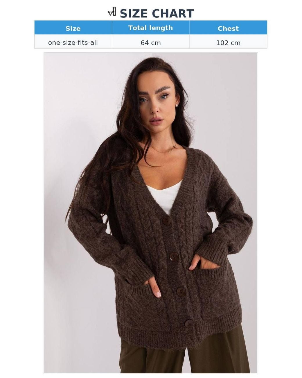 Love Lace Black Variegated Texture V Neck Button Cardigan