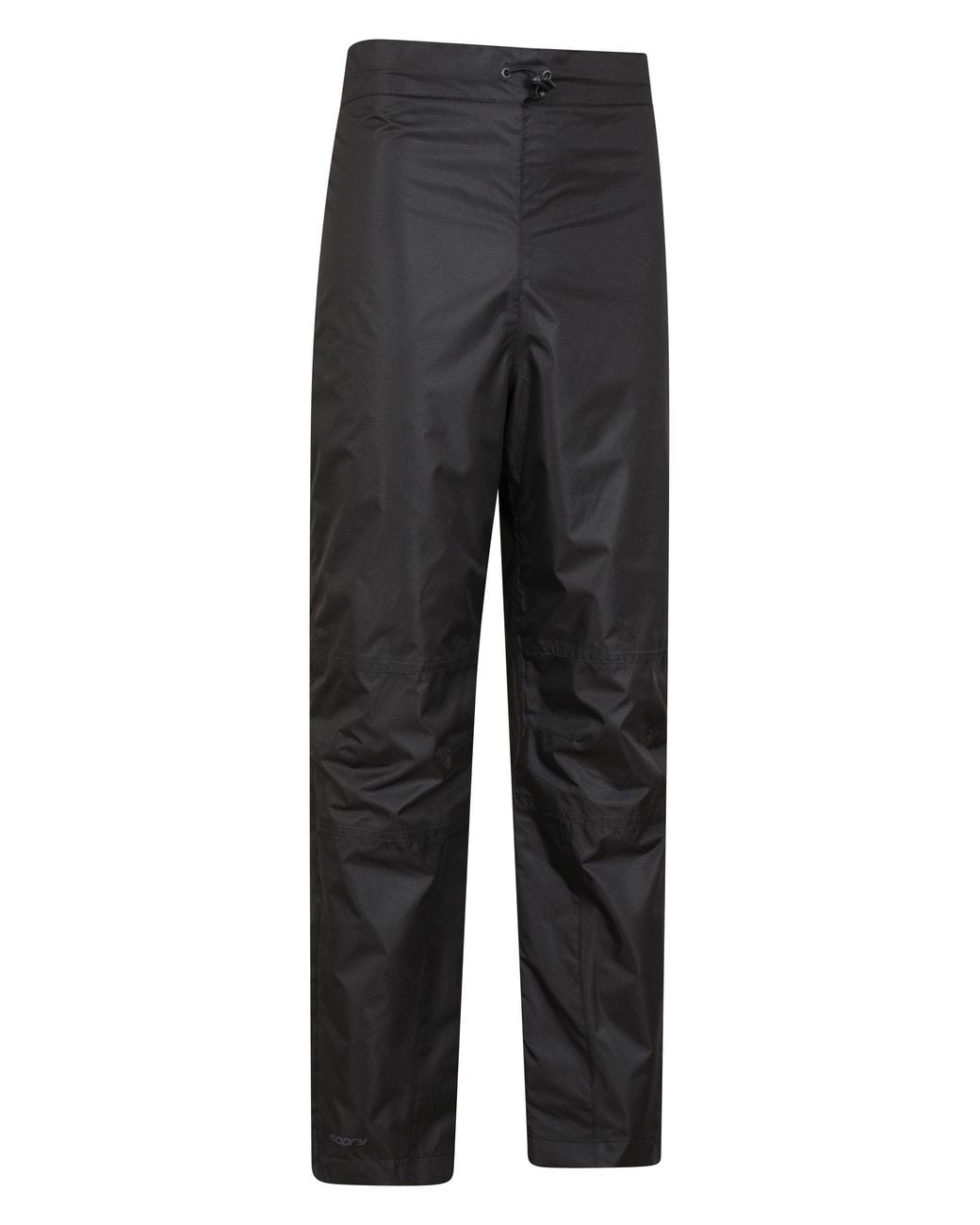 Mountain Warehouse Black Spray Waterproof Short Length Trousers Hiking Pants for men