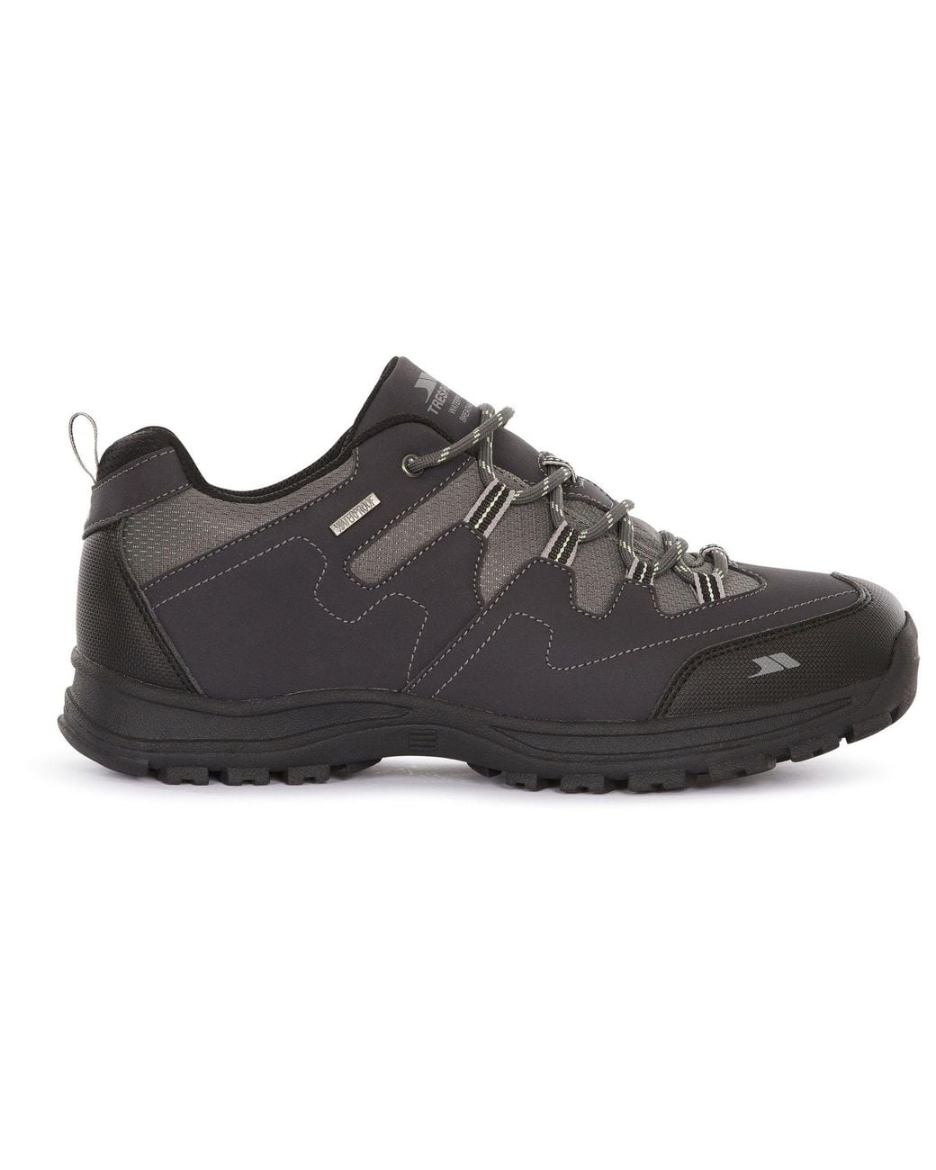 Trespass Black Finley Low Cut Hiking Shoes for men