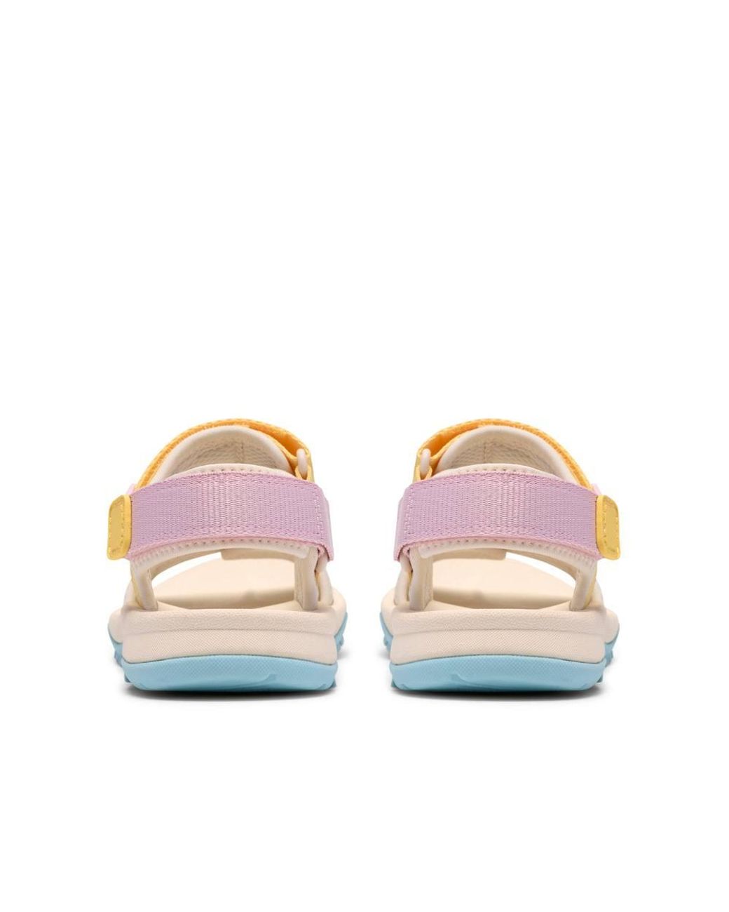 Clarks Blue Wharf Tide Kid Combination Flat Sandals, Two Part Sandals