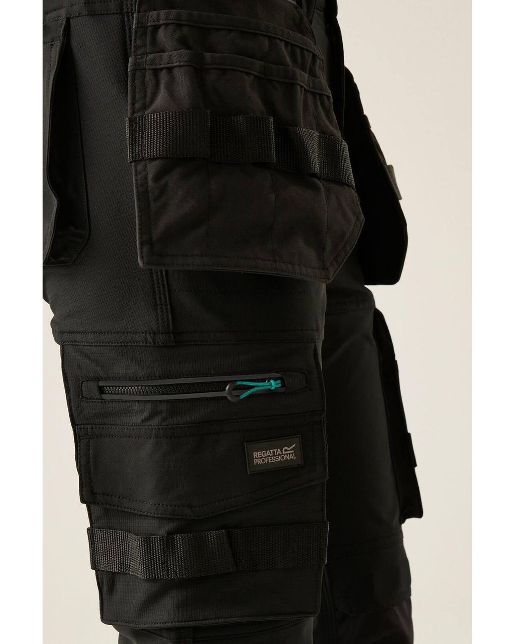 Regatta Black Cotton Stretch Holster Trousers