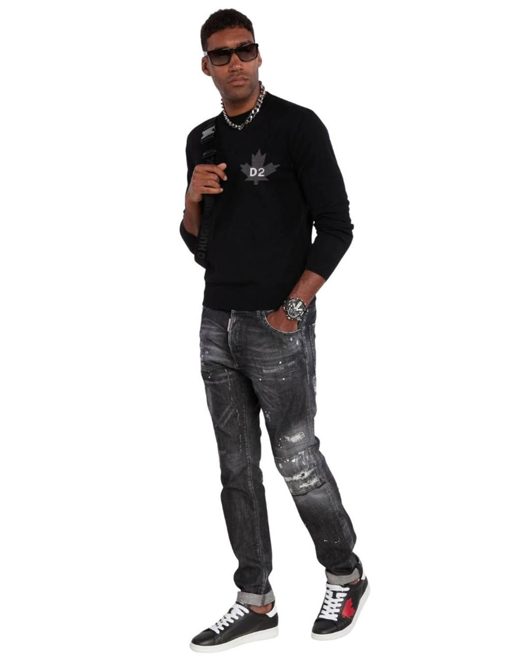 DSquared² Gray Cool Guy Button Fly Slim Fit Jeans for men