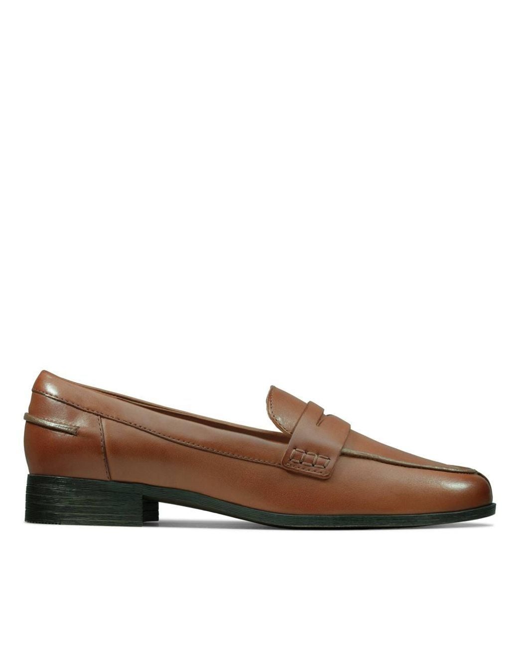 Clarks Brown Hamble Loafer Tan Leather Loafers, Slip Ons
