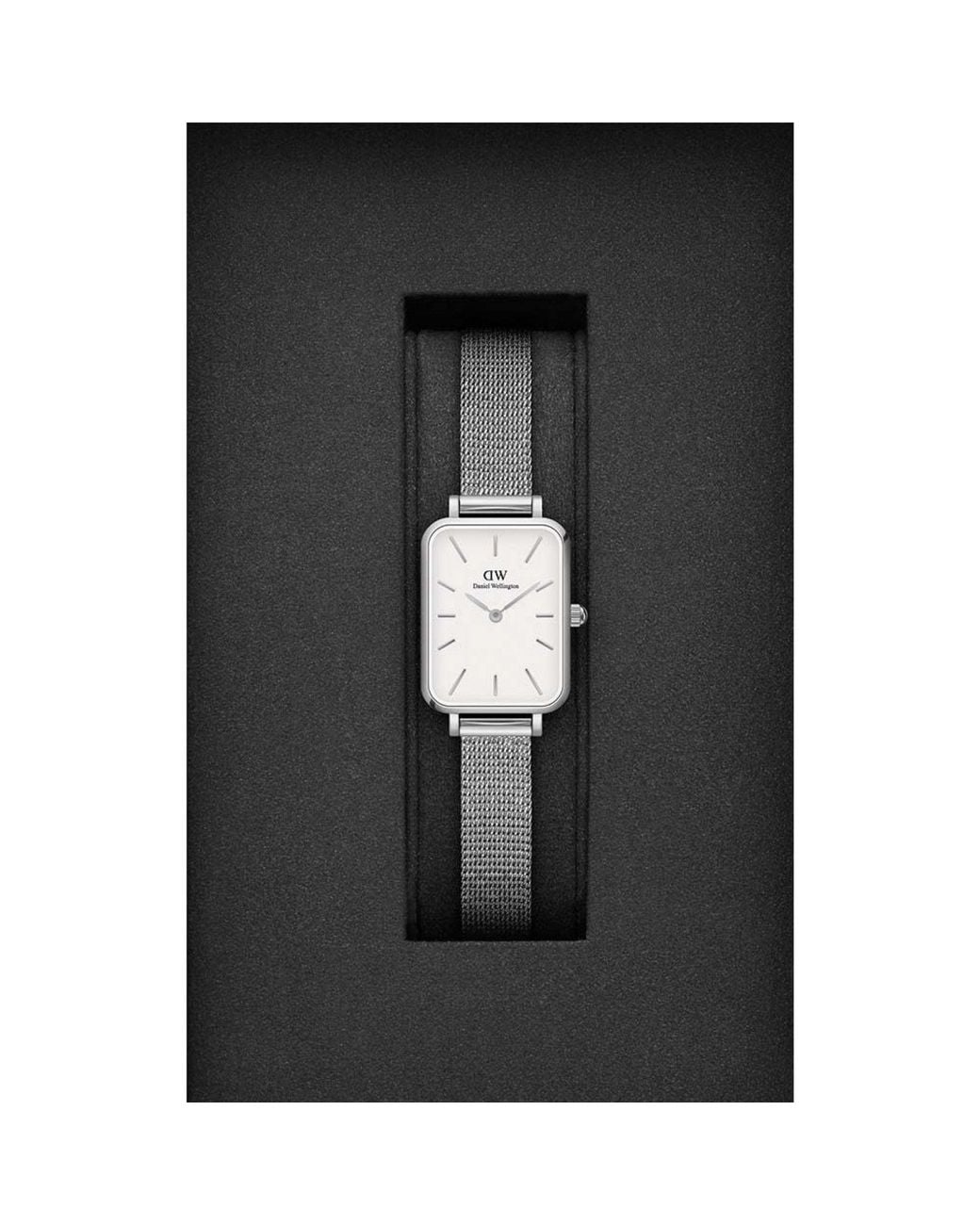 Daniel Wellington White Dw00100438 Quadro 20Mm Quartz Watch