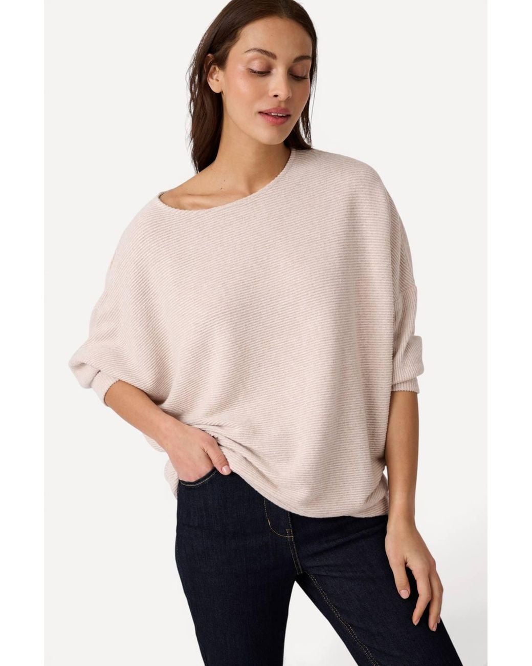 DAMART Natural Brushed Batwing T-Shirt