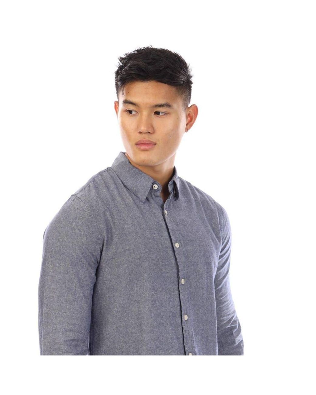 Peter Werth Blue Button Shirt for men