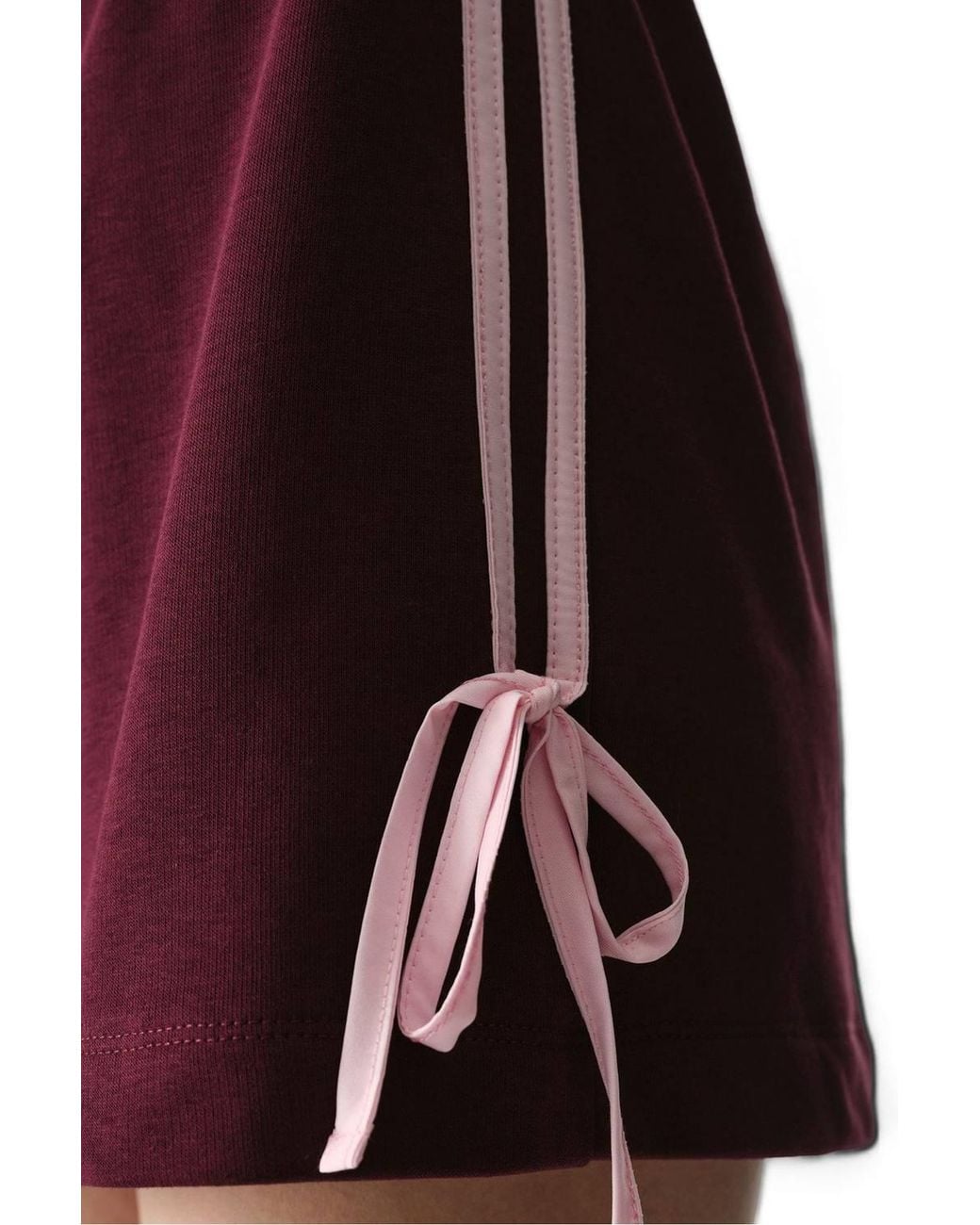 Penti Red Bow Detailed Shorts With Ribbon Detail
