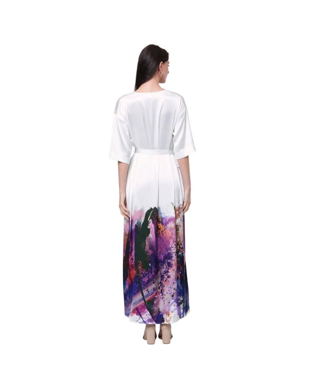 Zafur official Purple Santorini Dress