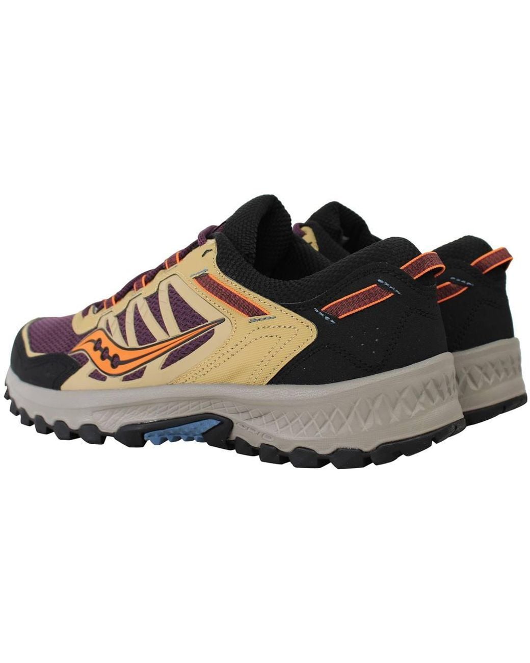 Saucony Black Grid Peak Multicolour Trainers for men