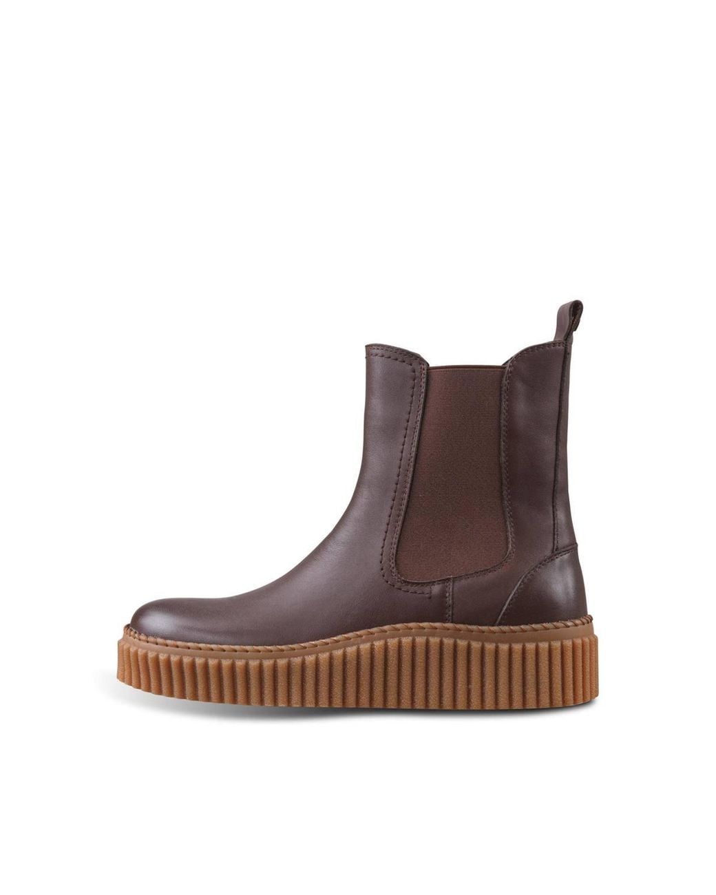 Ilse Jacobsen Brown Chelsea Boots Clay