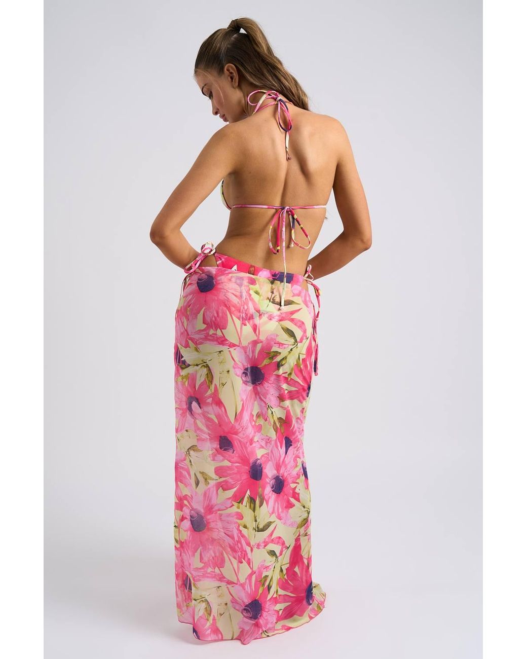 Urban Bliss Red Floral Skirt