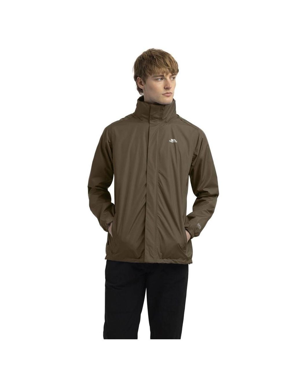 Trespass Green Fraser Ii Waterproof Jacket for men