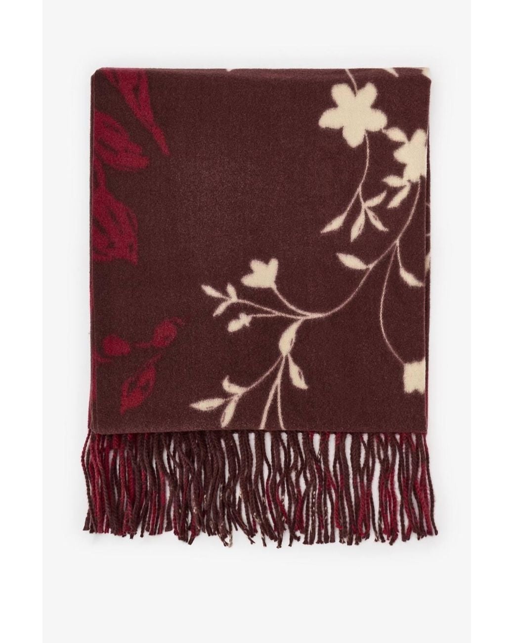 Penti Red Floral Scarf