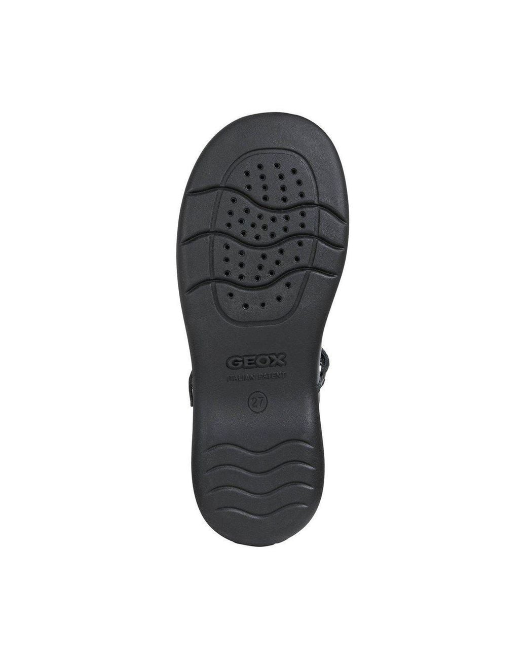 Geox Black 'Naimara' Leather Shoes