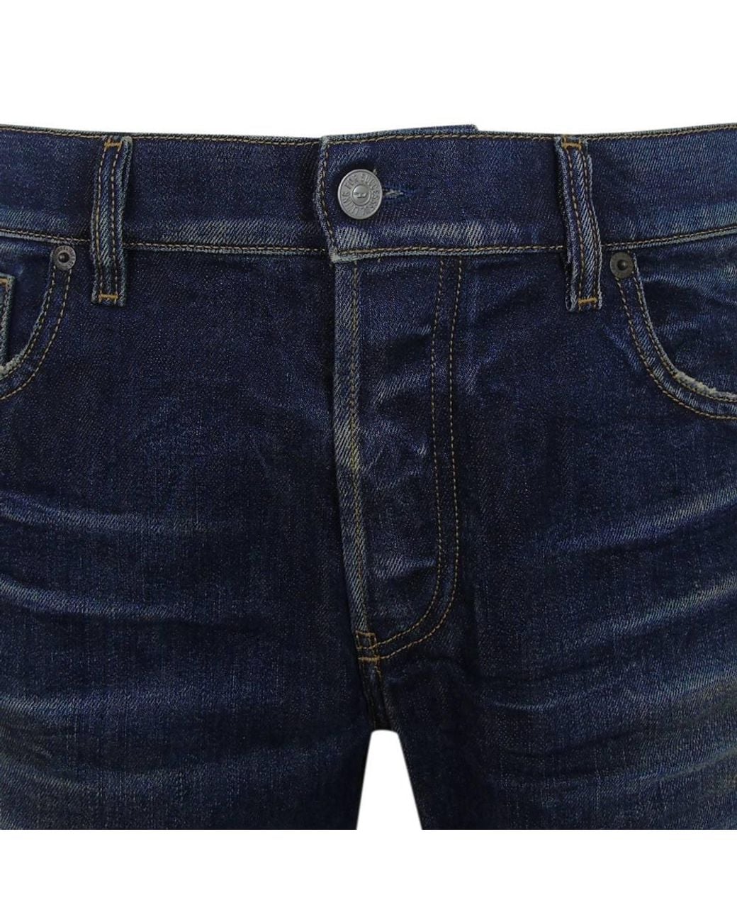 DIESEL Blue D-Sark Straight Leg Jeans for men