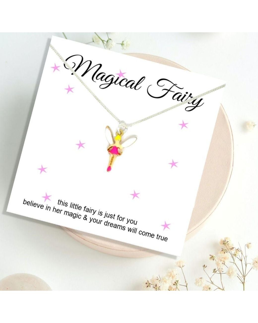 Aye Do Gifts White Magical Fairy Children's Bracelet & Gift Card