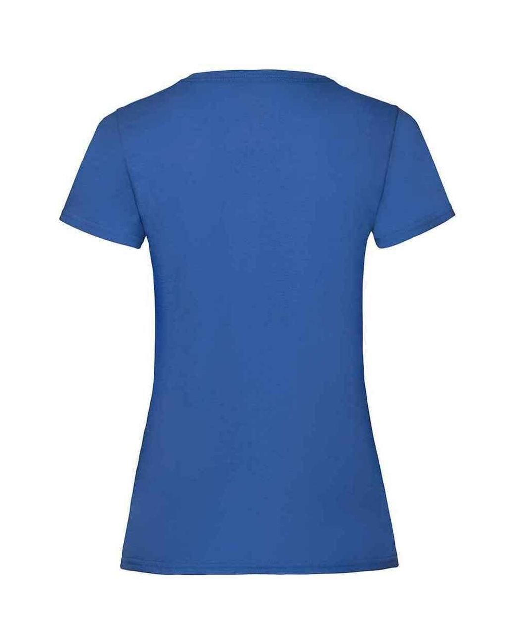 Fruit Of The Loom Blue Valueweight Heather Lady Fit T-Shirt