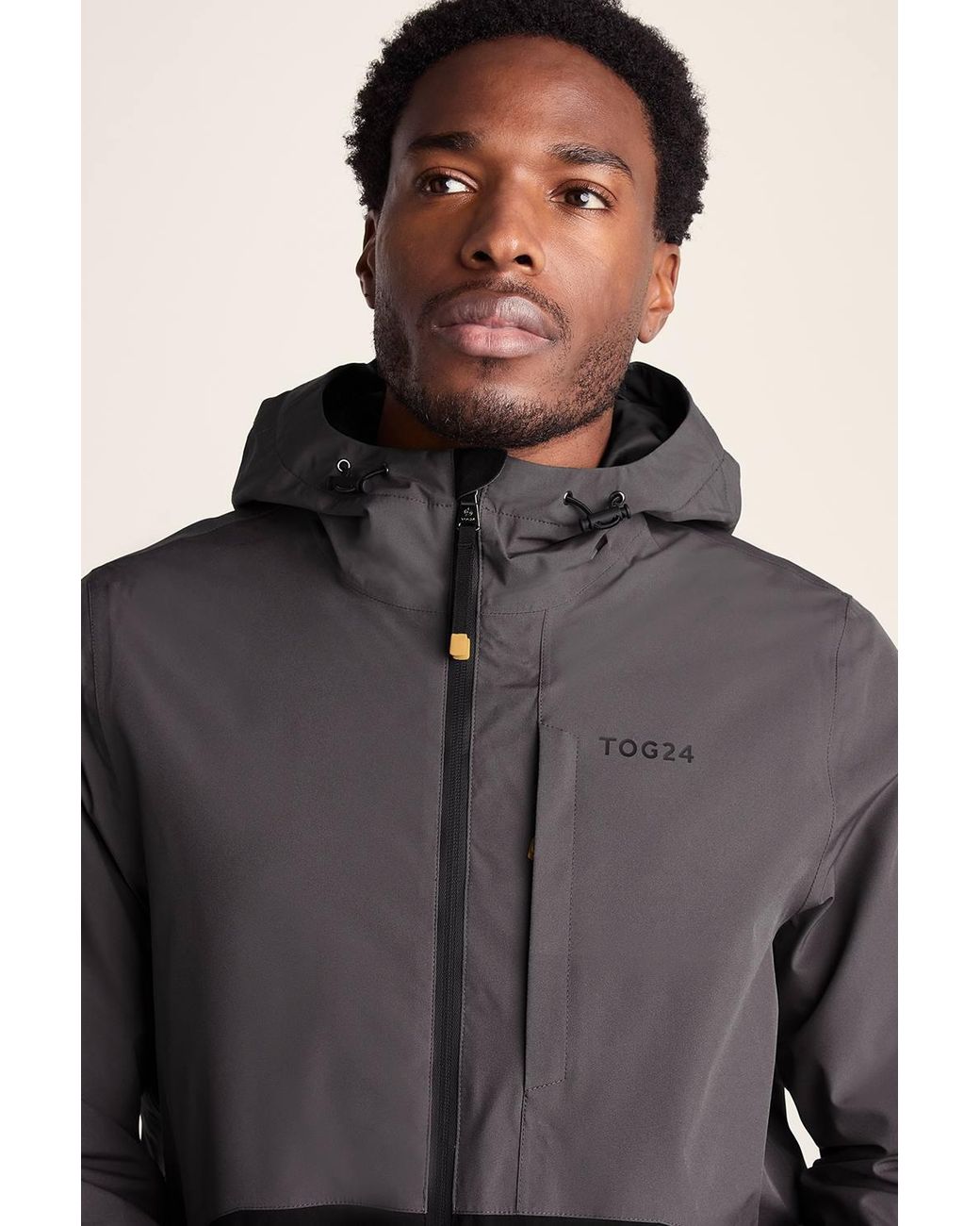 TOG24 Black 'Ellon' Waterproof Jacket for men