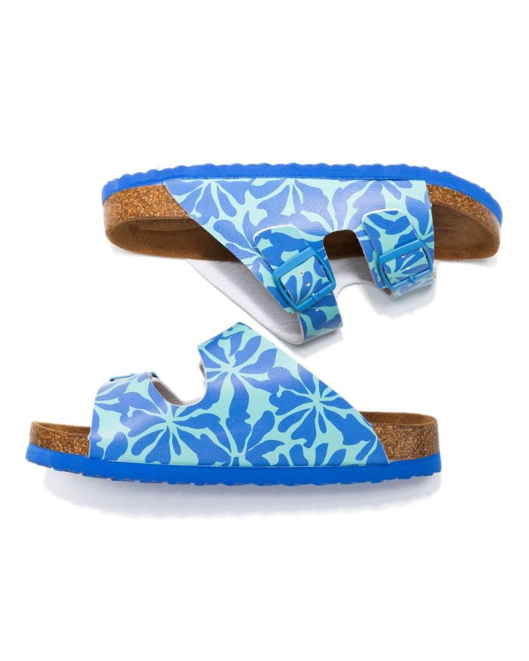 Regatta Blue Mia Double Buckle Sandals