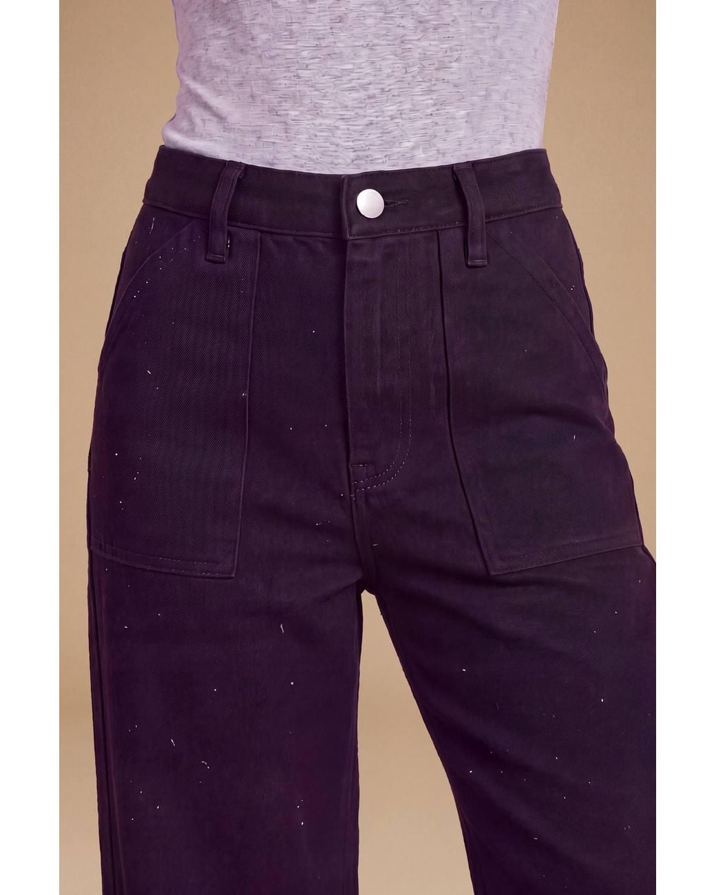 Dorothy Perkins Blue Petite Wide Leg High Waist Denim Jeans