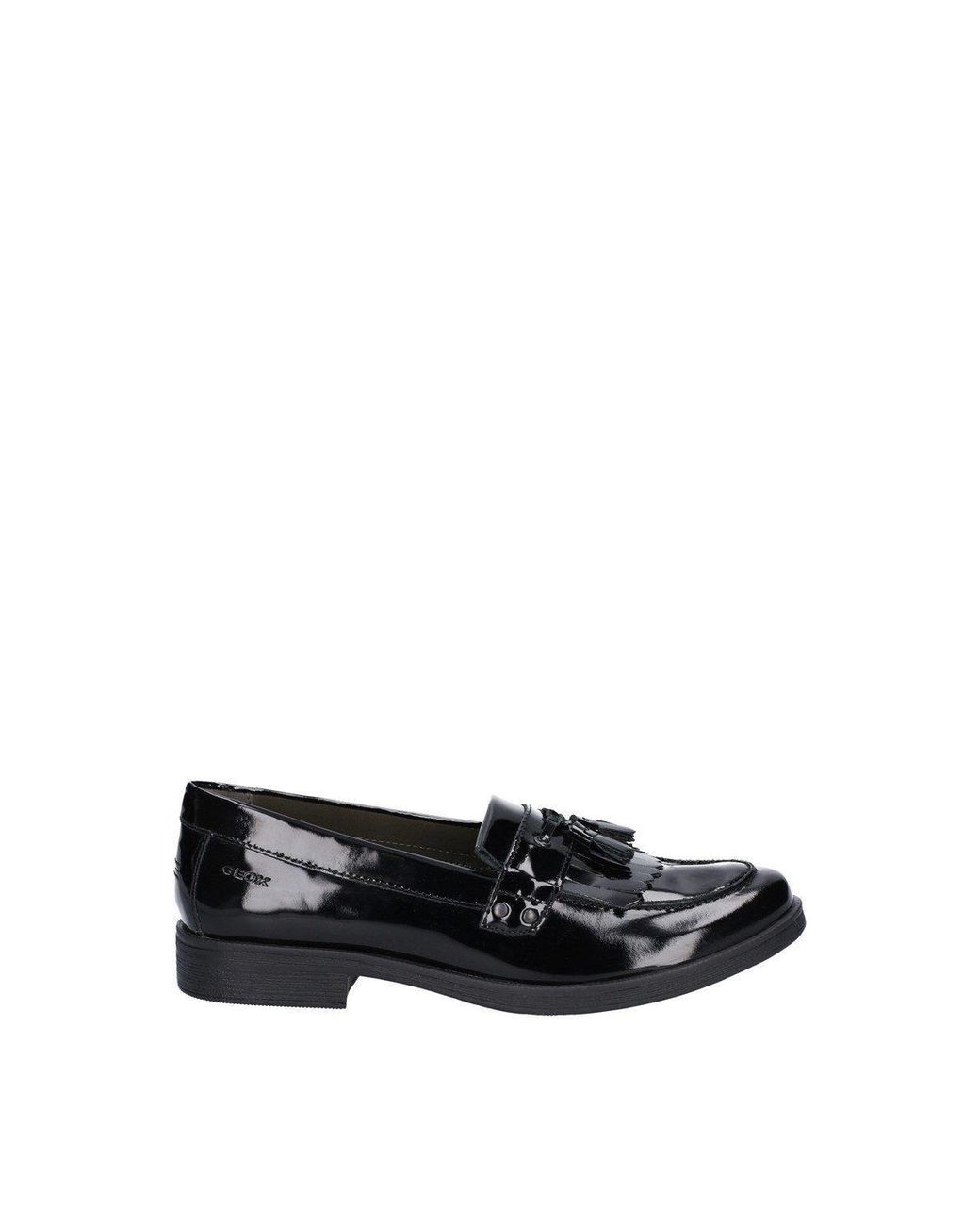 Geox Black J Agata A Slip On Shoe