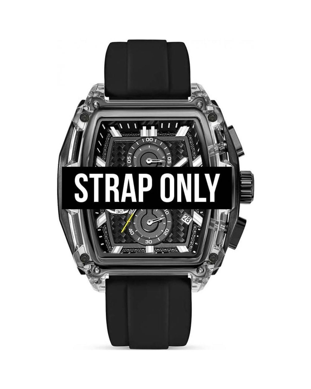 Police Black Pewgo00778X3 Clout 46Mm Quartz Watch for men
