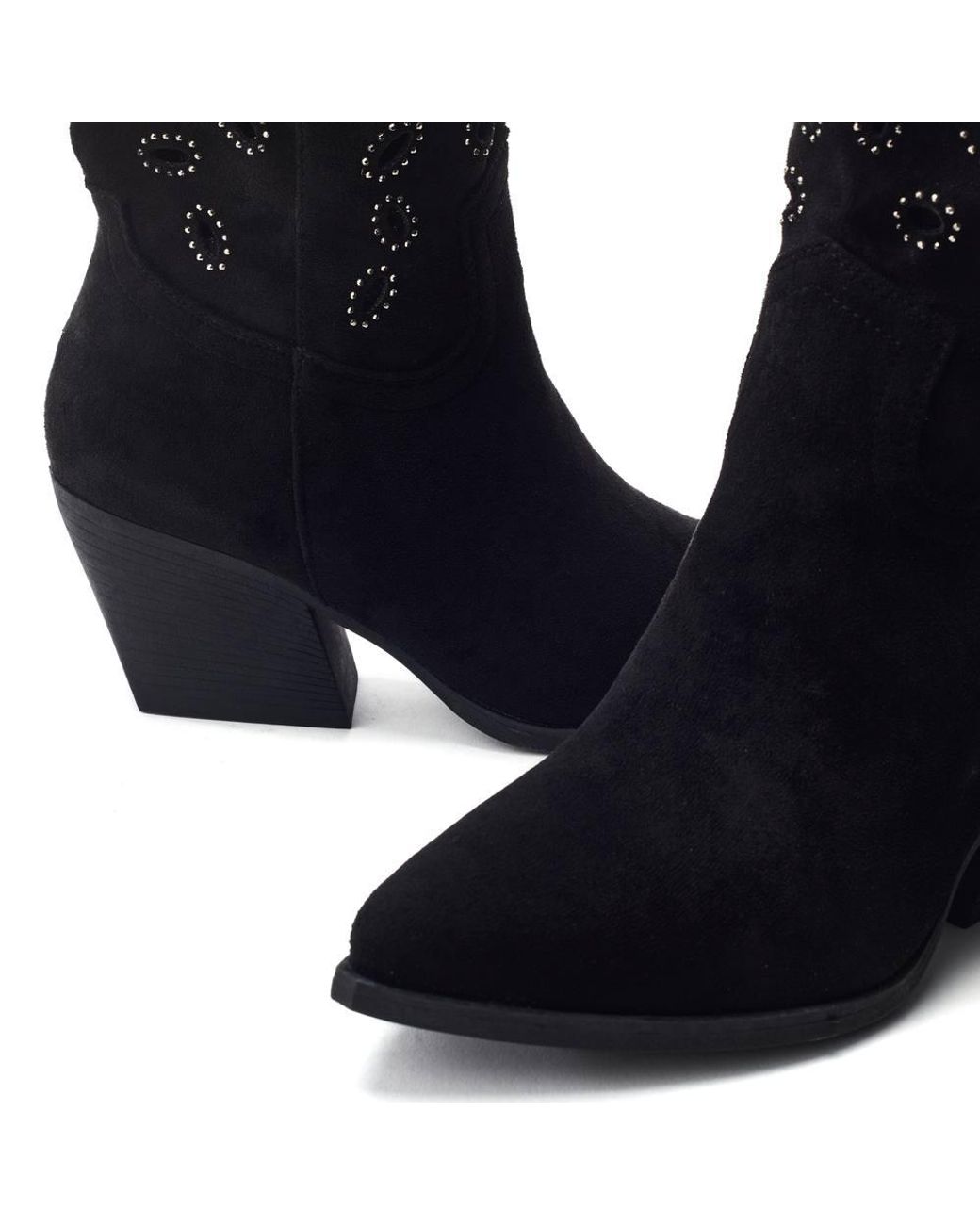 b.soleful Blue 'Gloribel' Alcantara Western Boot