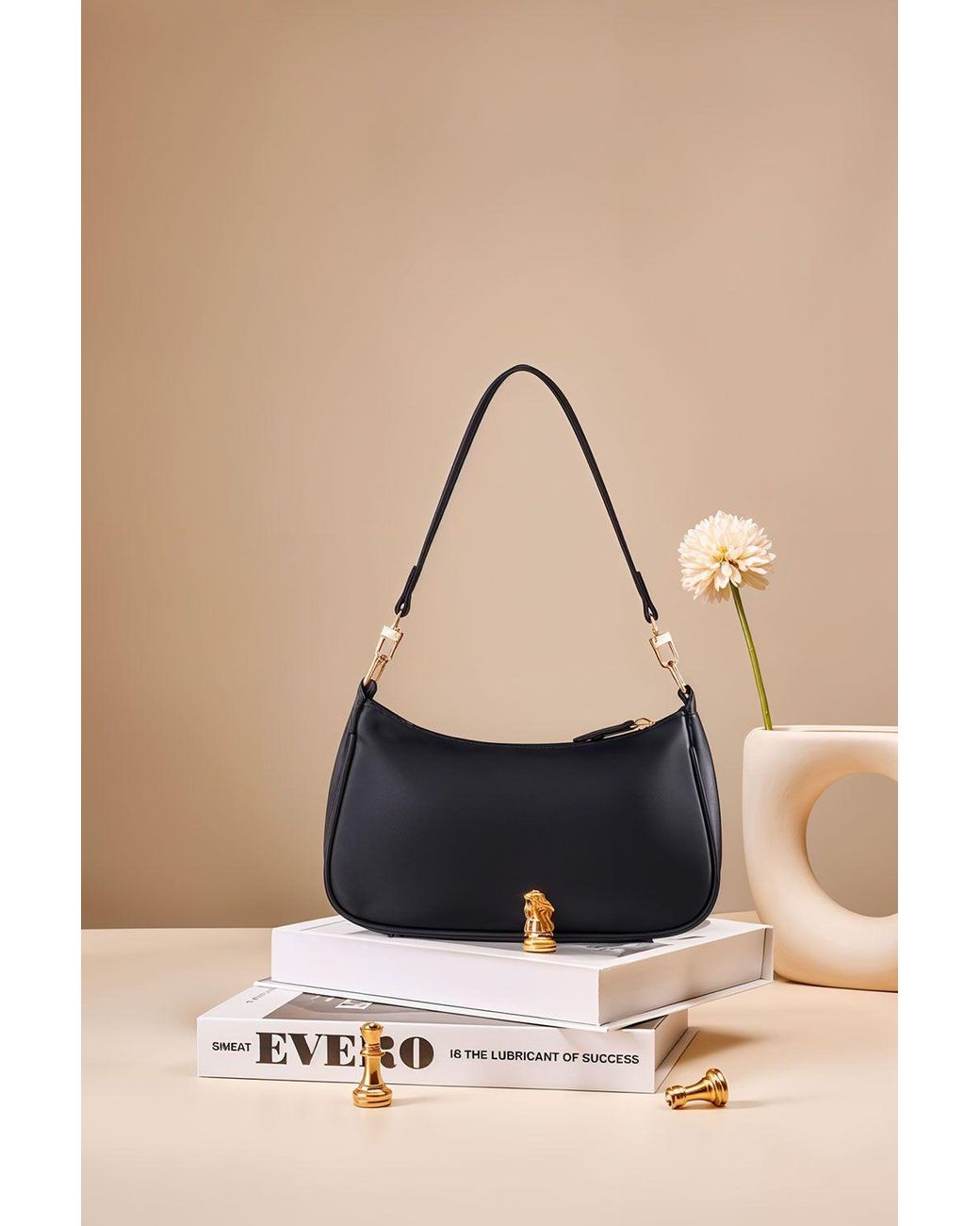 MODISHION Blue Versatile Pu Leather Shoulder Bag With 2 Removable Straps