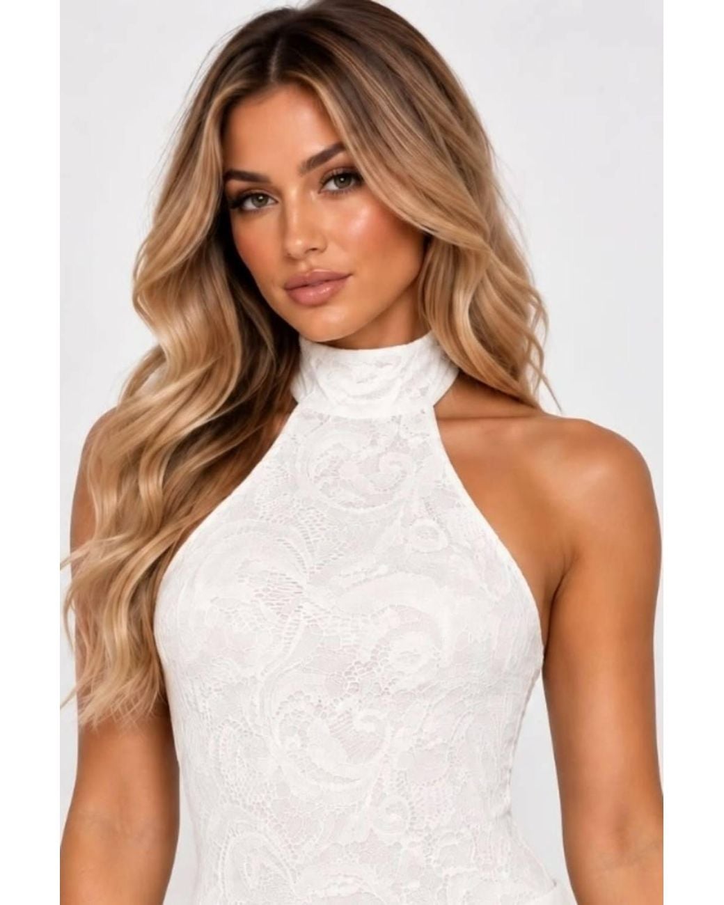 Stylewise White Floral Lace