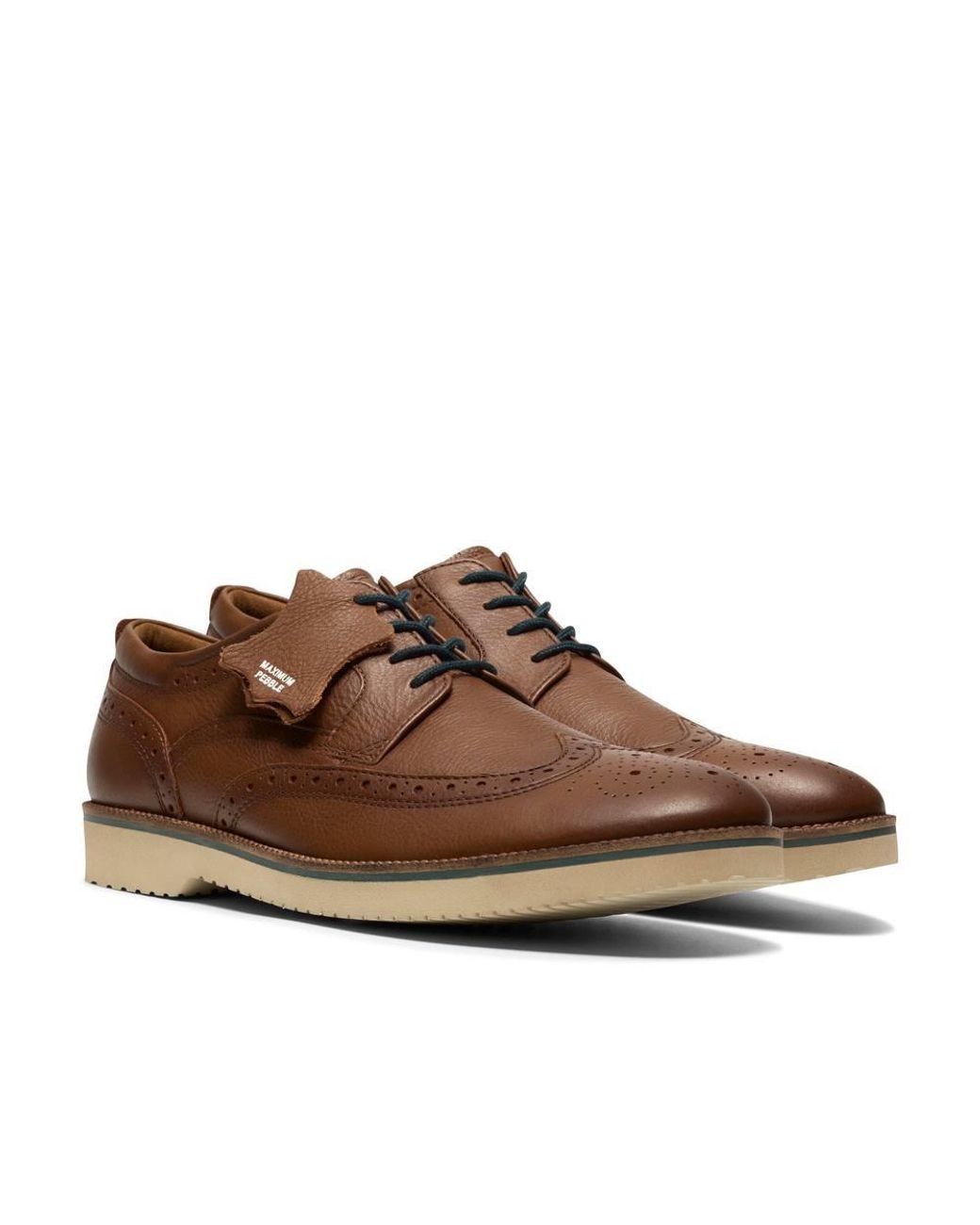 Clarks Brown Tahoe Limit Tan Leather Brogues, Lace Up for men